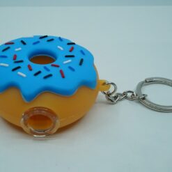 weedsmart_image_Silicone Donut Hand Pipe on Keychain