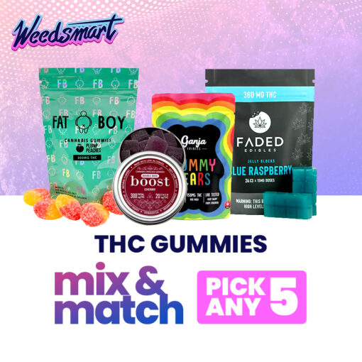 weedsmart_image_THC Gummies – Mix & Match – Pick Any 5