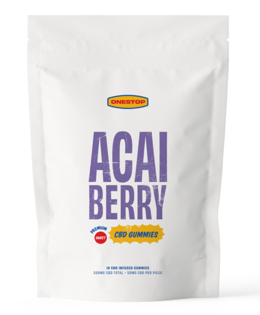 weedsmart_image_One Stop Edibles – (500mg CBD) Acai Berry