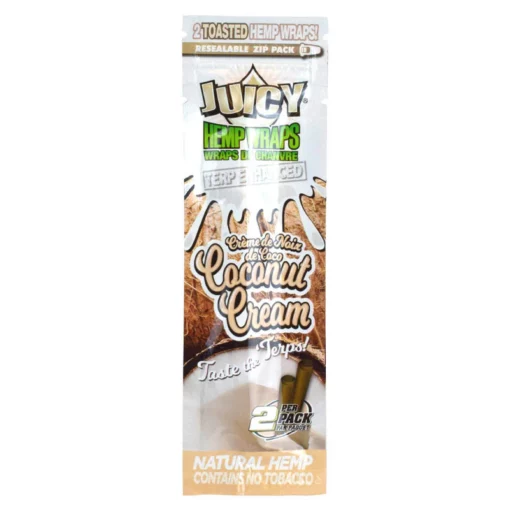 weedsmart_image_Juicy Jay Terp Hemp Wrap - Coconut Cream (2 Pack)